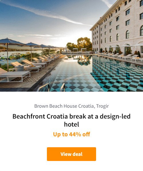 Beachfront Croatia break at a design-led hotel