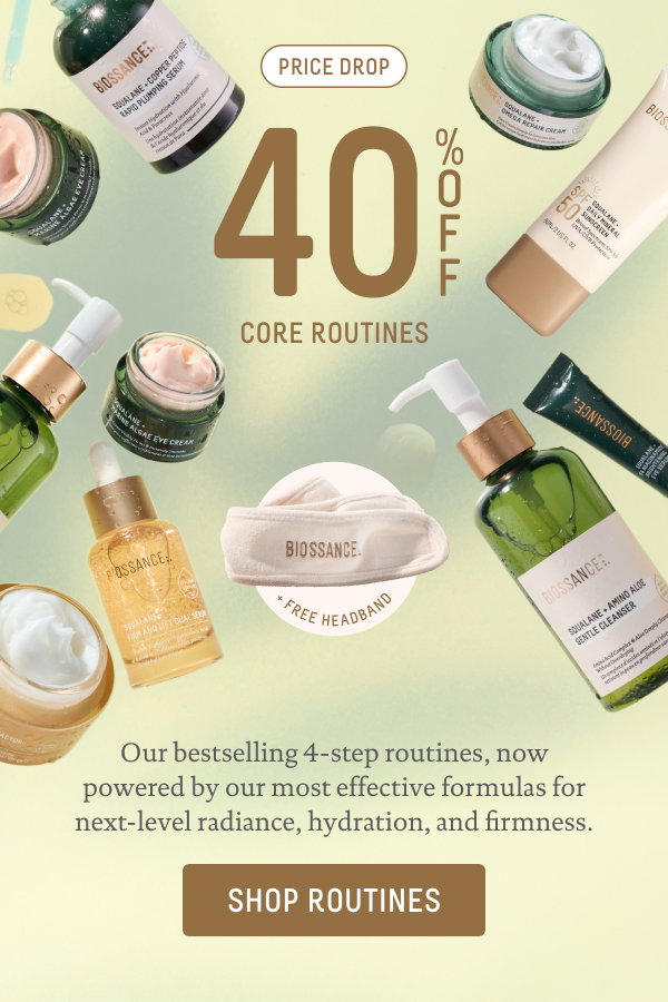 40% off core routines