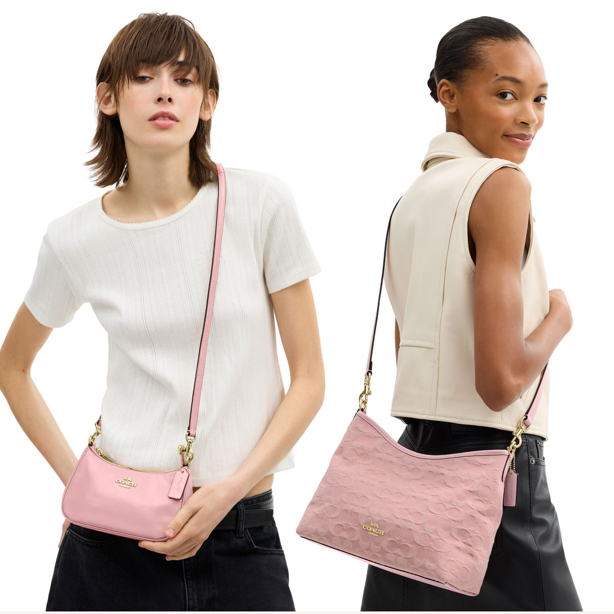 Everyone’s favorite shade. Pink is back on all our most-loved bags (but not for long...). Shop It Now