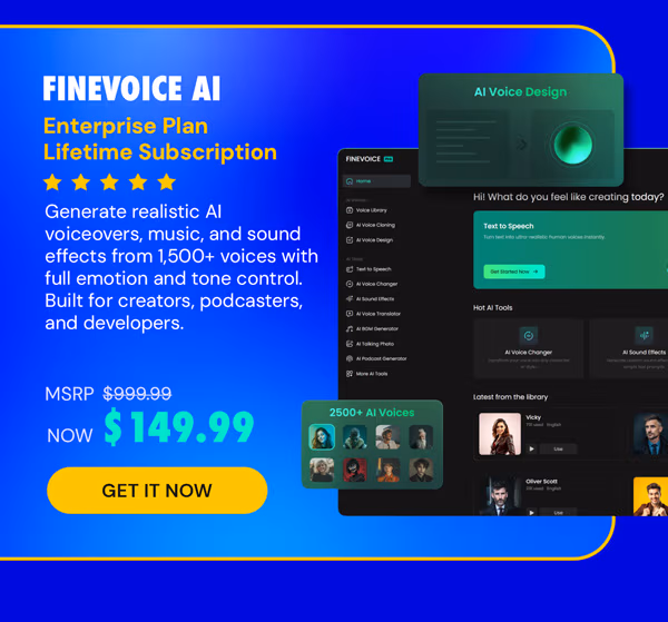 FineVoice AI: Lifetime Subscription (Enterprise Plan)