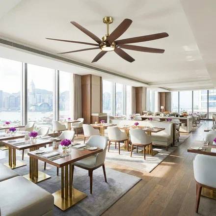 72" Alvis Modern LED Large Ceiling Fan with Remote Control