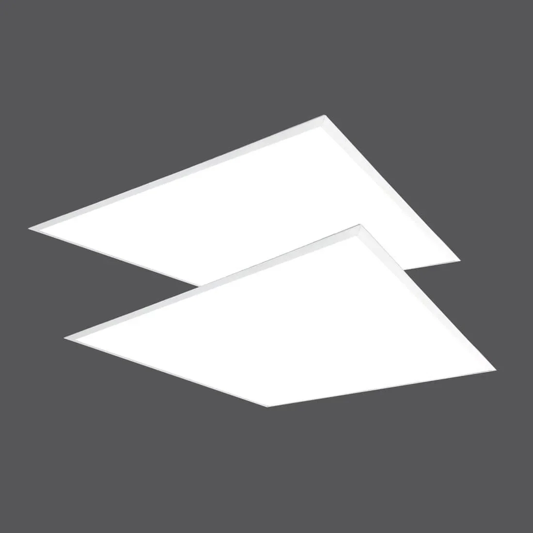 Image of savr® LED Flat Panel w/Emergency Battery Backup | E-TFP-C Series | 2'x2' | CCT & Wattage Selectable | Up to 5200 Lumens | 120-277V | White | 2-Pack