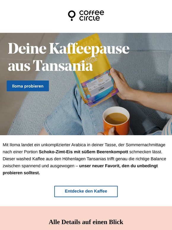 Neu aus Tansania: Iloma Filterkaffee