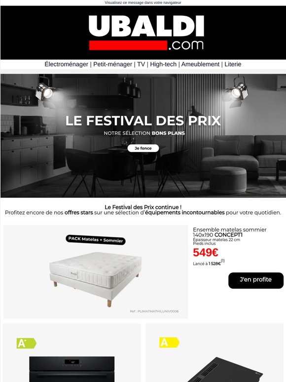 Nos meilleures offres du Festival des Prix 😎