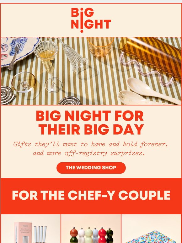 Big Night for their Big Day 💍