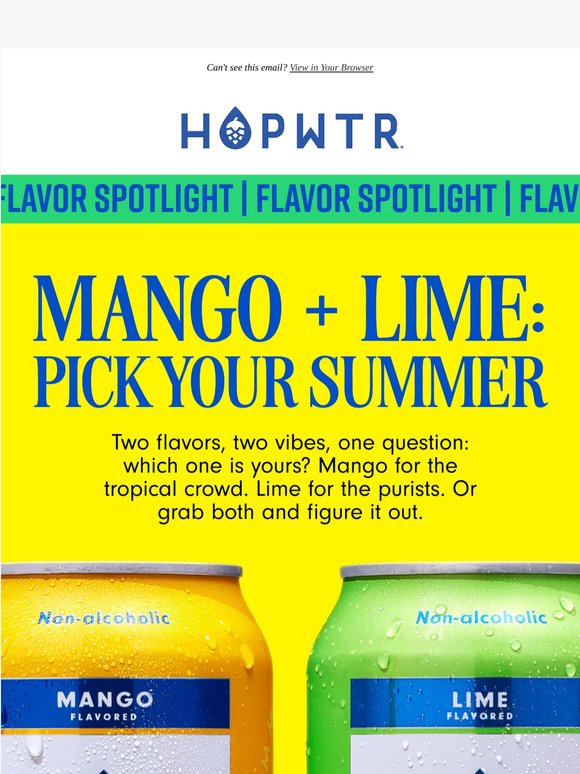 Mango or Lime. Why not both?
