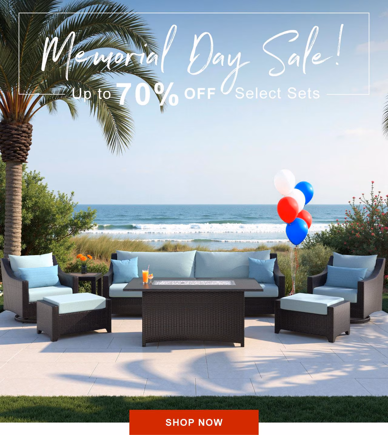 Memorial Day Sale! Save up to 70% off select sets, now through May 28 - Shop Now
