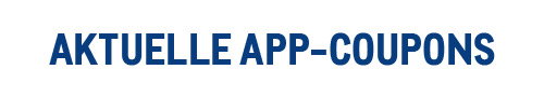 Aktuelle App-Coupons