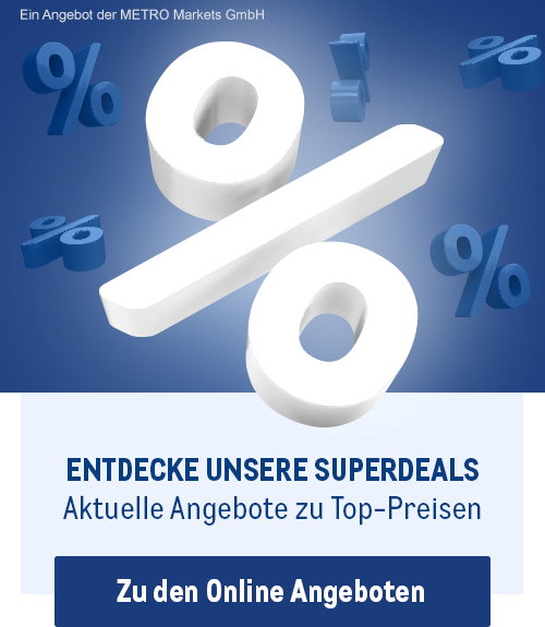Neue Superdeals: Entdecke aktuelle Angebote im METRO Online-Marktplatz