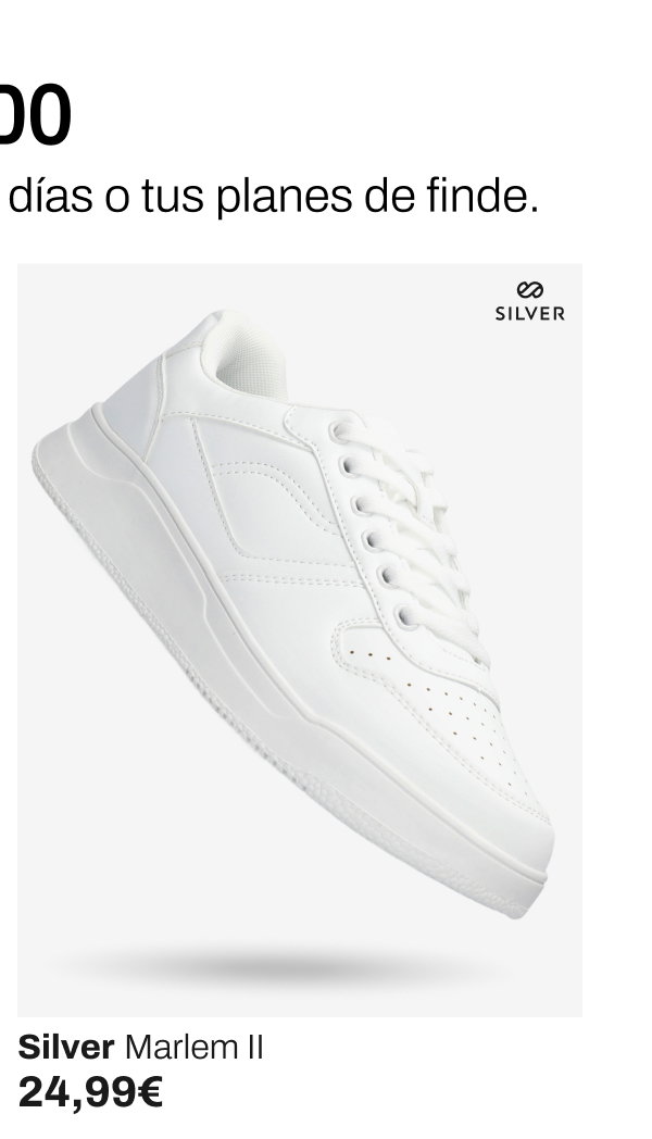 Silver Marlem II Zapatillas
