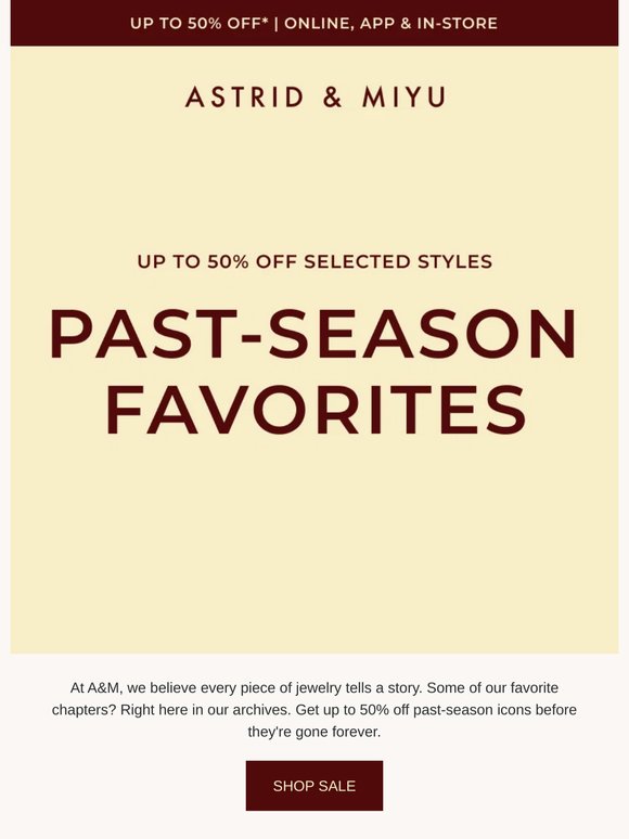 SALE | Almost history