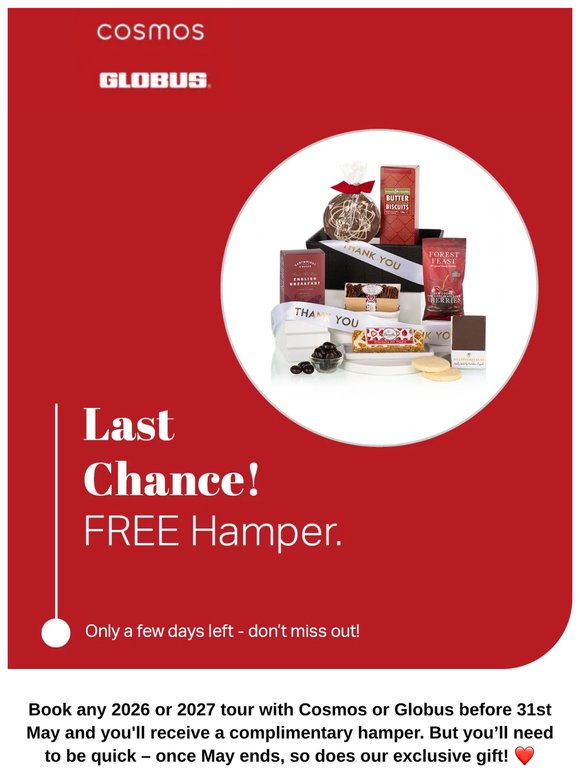 Last chance to claim your free gift
