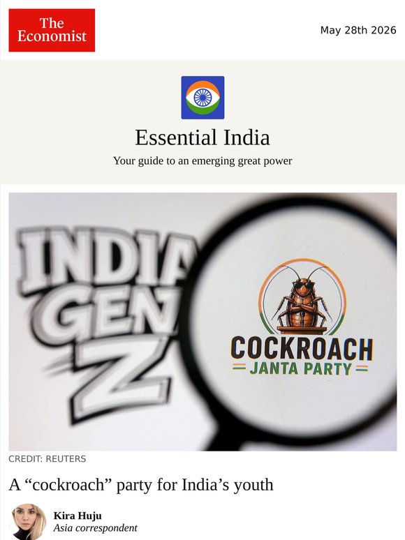 Essential India: A “cockroach” party for India’s youth