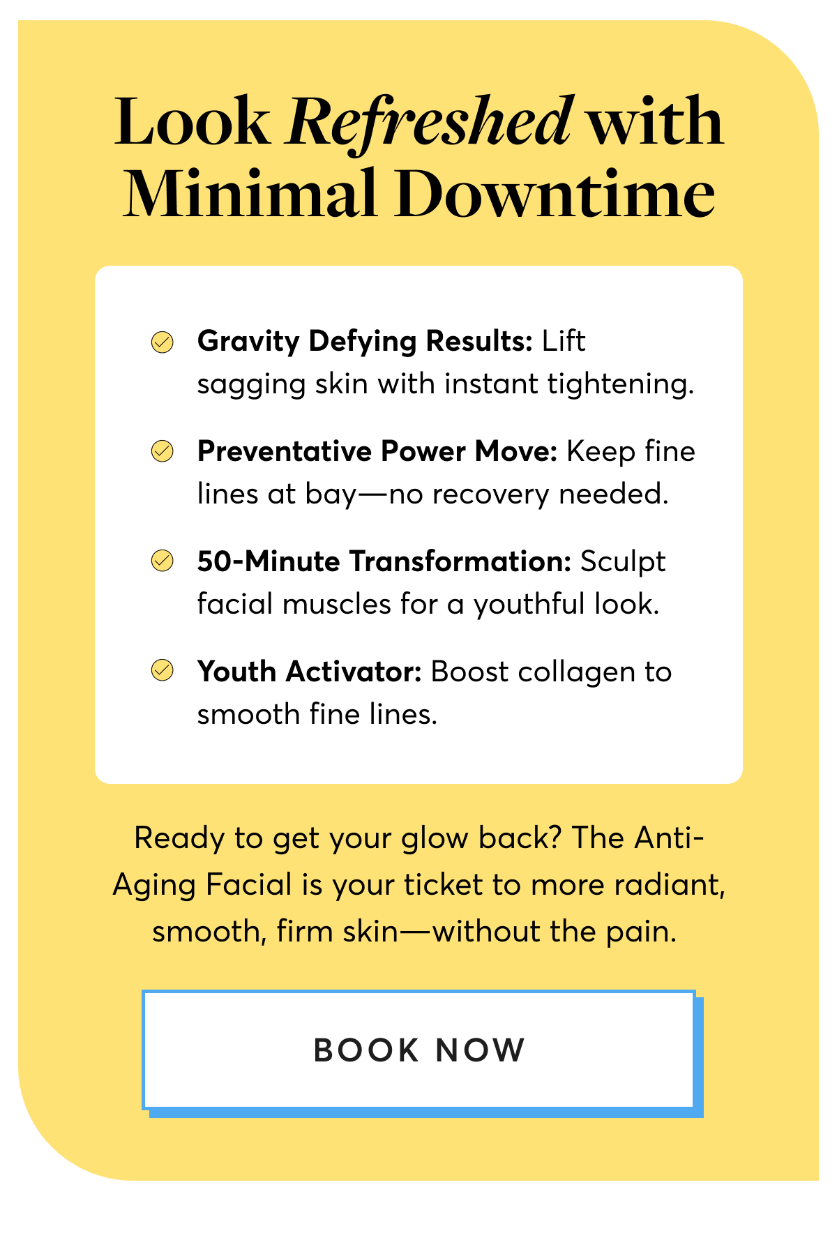 Ready for hydration that lasts? Try our fan-favorite treatment, the Seasonal Hydrating Facial. 