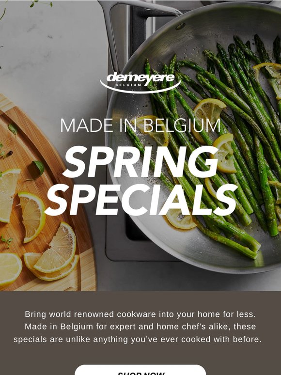 Spring Specials Made in Belgium 🌷