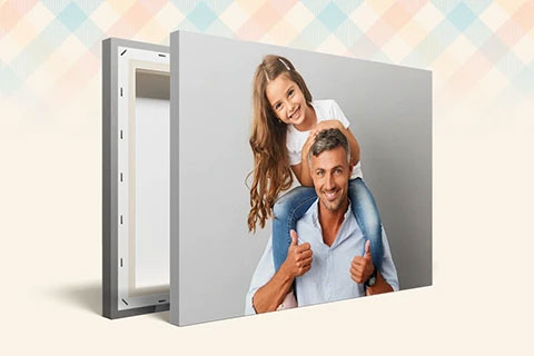 Hand-stretched Canvas on a wooden frame