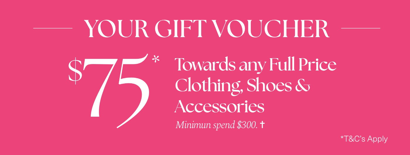 $75 Gift Voucher is now live!
