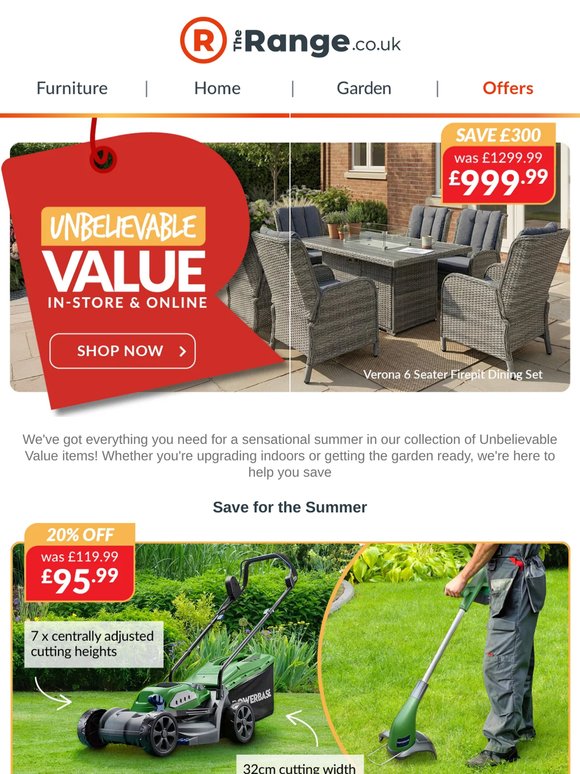 You'd Better Believe it's Time for Unbelievable Value!