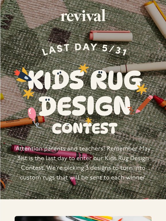 Your kid’s art could be a real rug