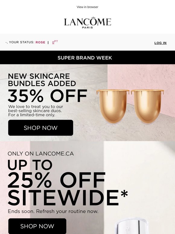 ENDS SOON: Up to 25% OFF Sitewide