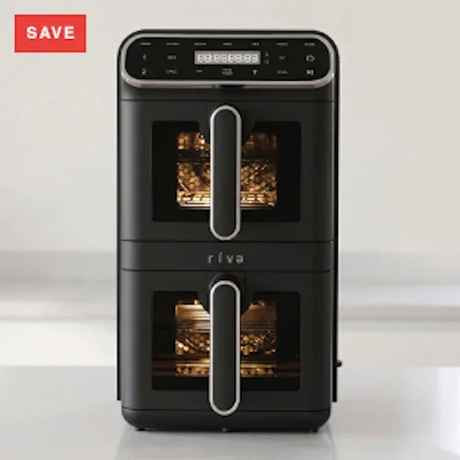 Riva Vertical Digital Dual Airfryer, 11L