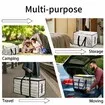 6 Pack-Extra Large Heavy Duty Moving Bags Waterproof Storage Totes with Handles Zippers,Foldable for College Dorm,Storage