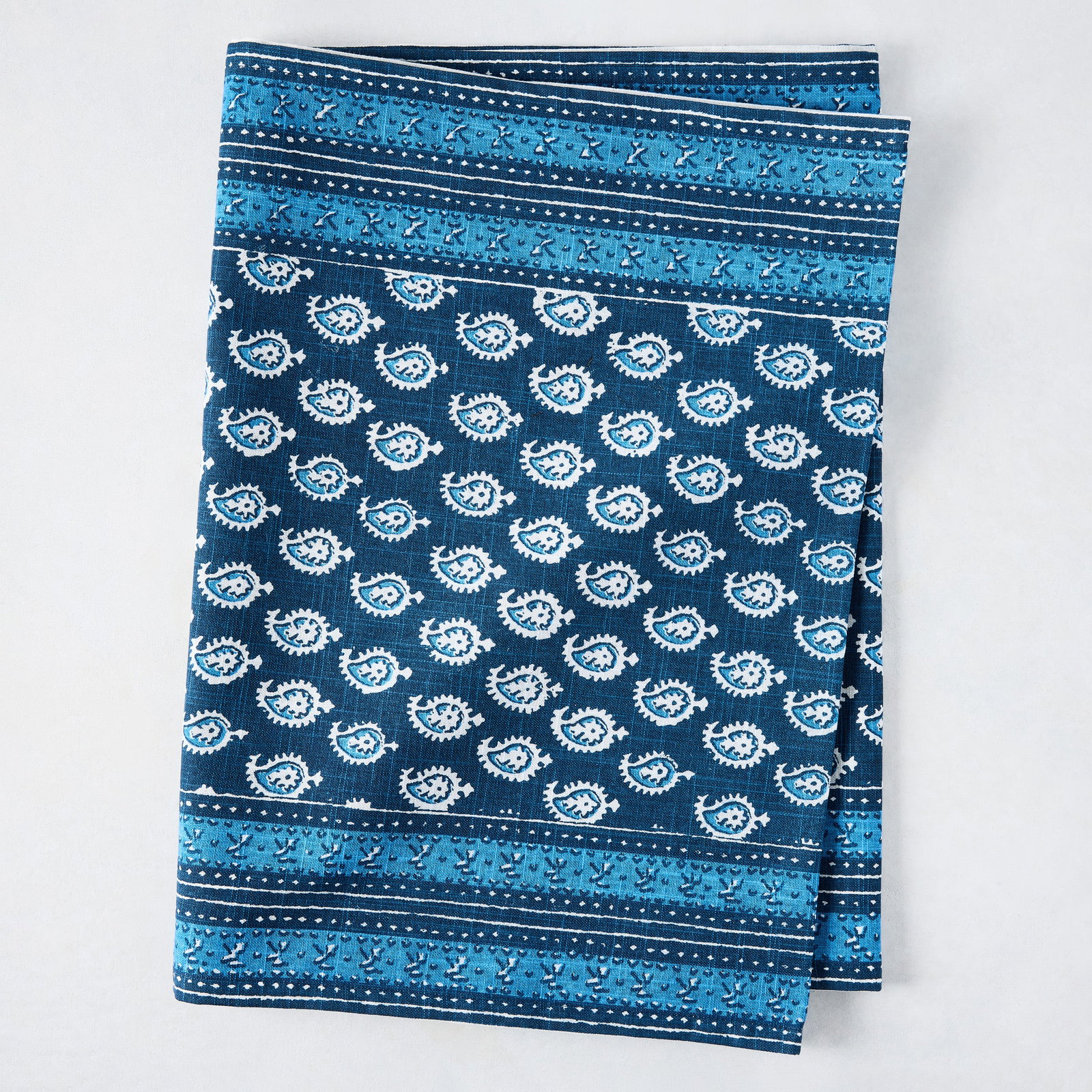 Image of Peter Dunham + Hudson Grace Navy Blue Janpath Printed Runner
