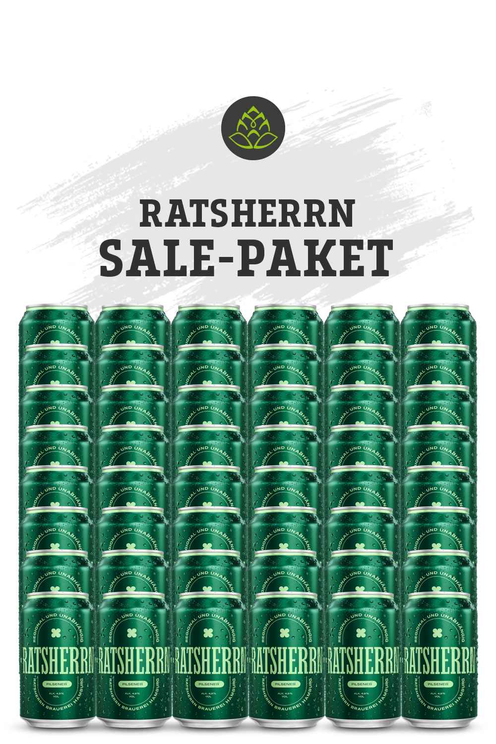 Ratsherrn Brauerei Pils BIG-SALE Paket 48x0,33l