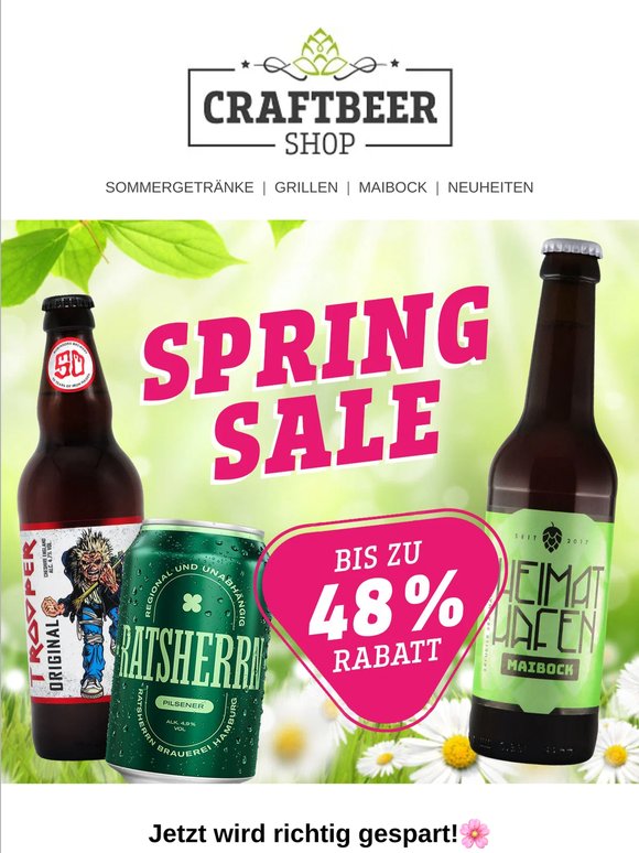 🌸 Spring Sale startet jetzt – bis zu 48 % sparen!