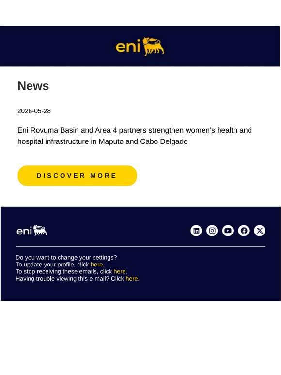 eni.com | Mail alert news