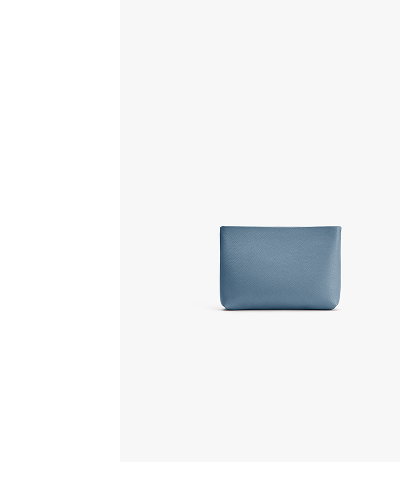 Small Zipper Pouch Azure