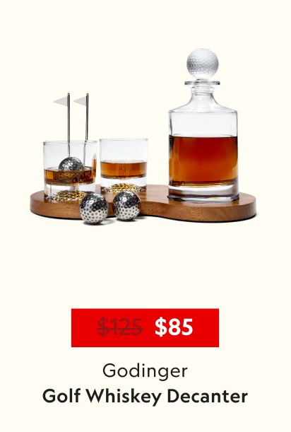 Golf Whiskey Decanter Set