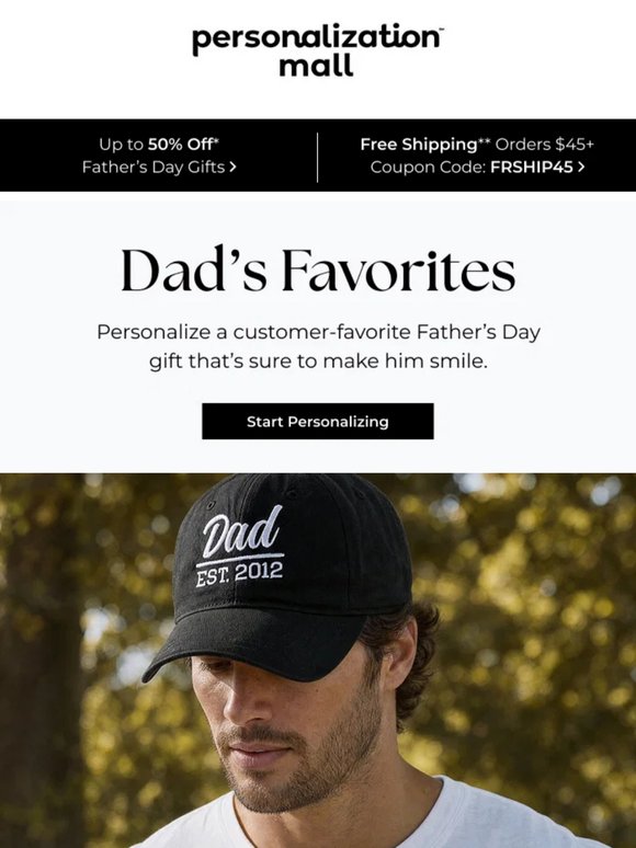 🎁 Up to 50% Off Father's Day Faves