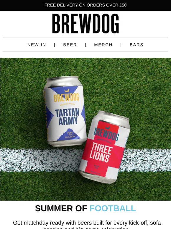 We've got your matchday beers sorted
