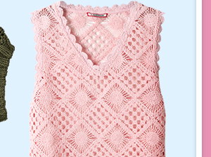 Liliana Crochet Vest - Now £30