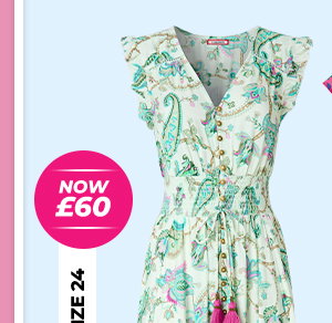 Helena Printed Maxi Dress - £60