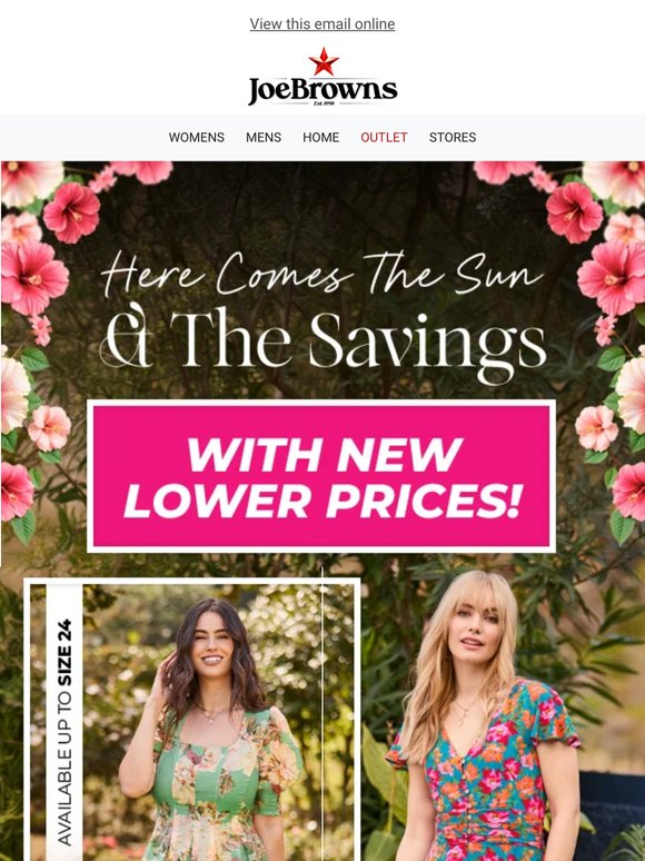 New Lower Prices On Sun-Ready Styles 😍