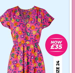 Funtime Floral Cotton Dress - Now £35