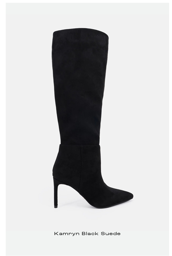 Kamryn Black Suede