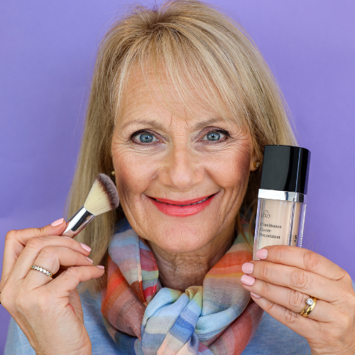 Even your skin tone and create a radiant finish with foundation