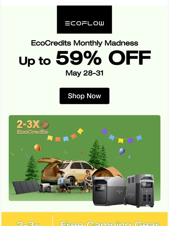 🟡Live Now: Up to 3× EcoCredits | EcoCredits Mothly Madness