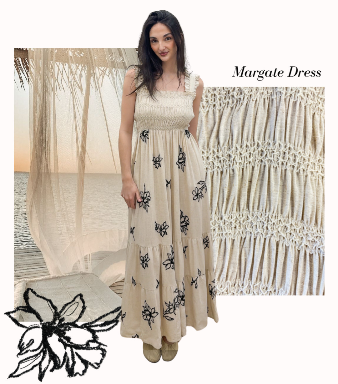 Margate Dress Beige