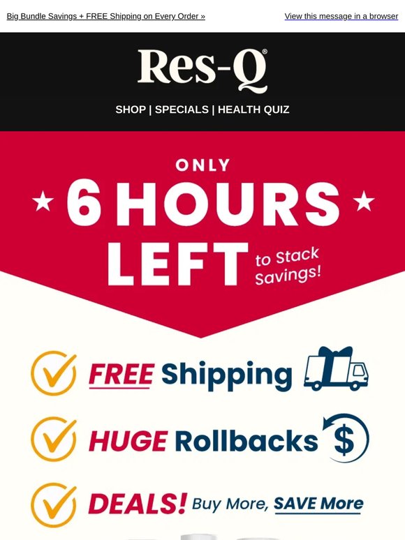 Only HOURS Left for Our Memorial Sale Stock Up Deals
