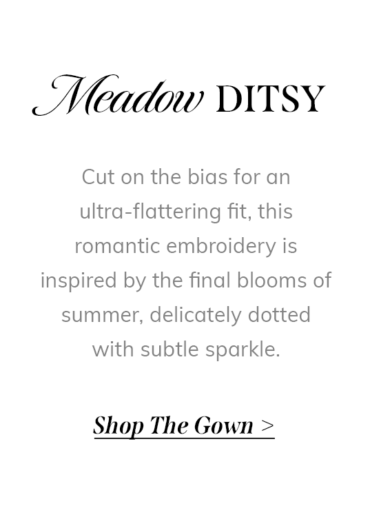 Meadow Ditsy Georgette Gown