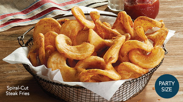 Spiral-Cut Steak Fries