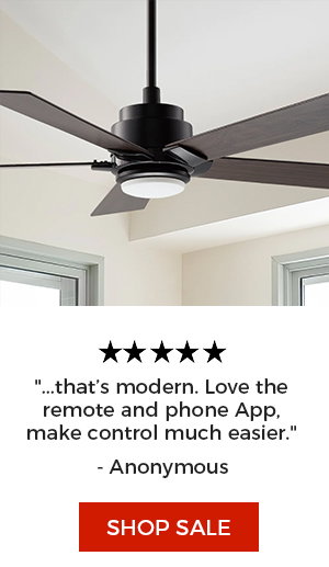 Aspen 48 inch Smart WiFi Outdoor Ceiling Fan with LED Light
