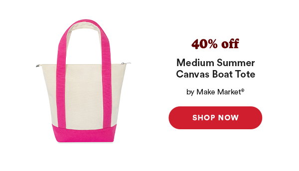 40% off Medium Summer Canvas Boat Tote by Make Market® Shop Now