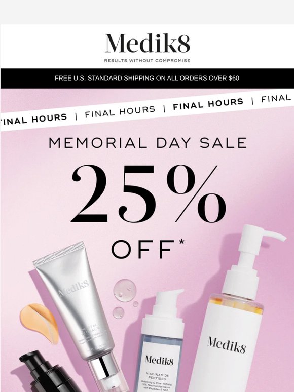 Final Hours: 25% Off Ends Tonight ⏳