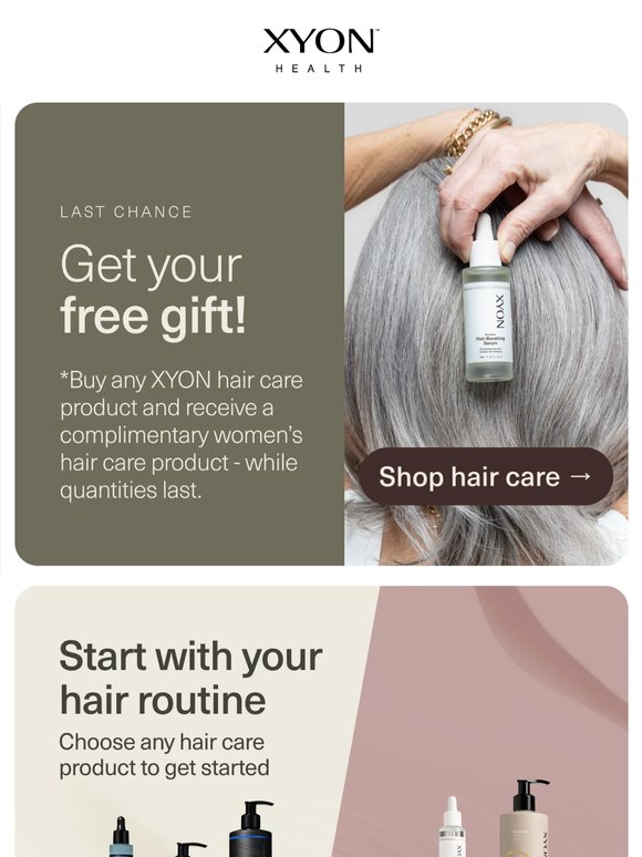 Last chance to get your complimentary gift