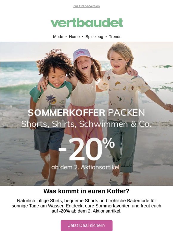 Ich packe meinen Koffer & nehme -20% mit 🧳